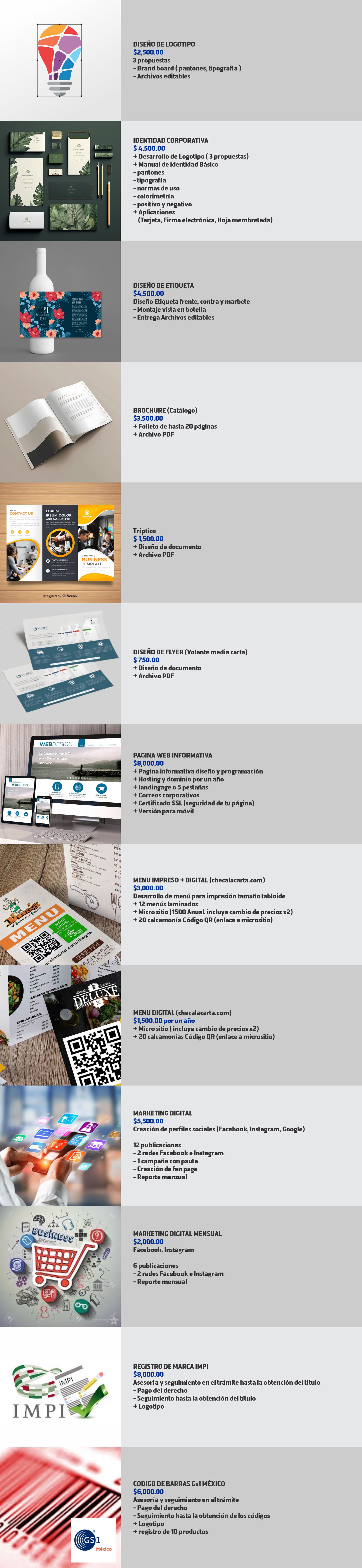 chiclestudio 2024 servicios